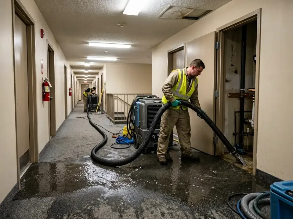 multi-unit-apartment-hallway-f-005 — frequently asked questions, Emergency Burst Pipe Water Extraction & Removal in Benbrook…